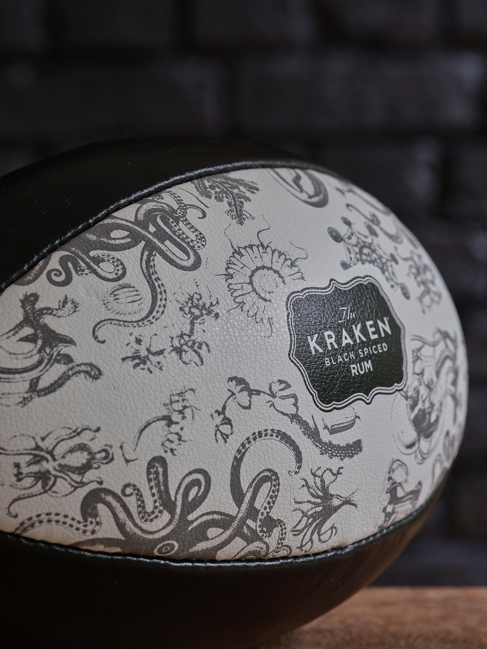 Kraken Rum Rugby Ball